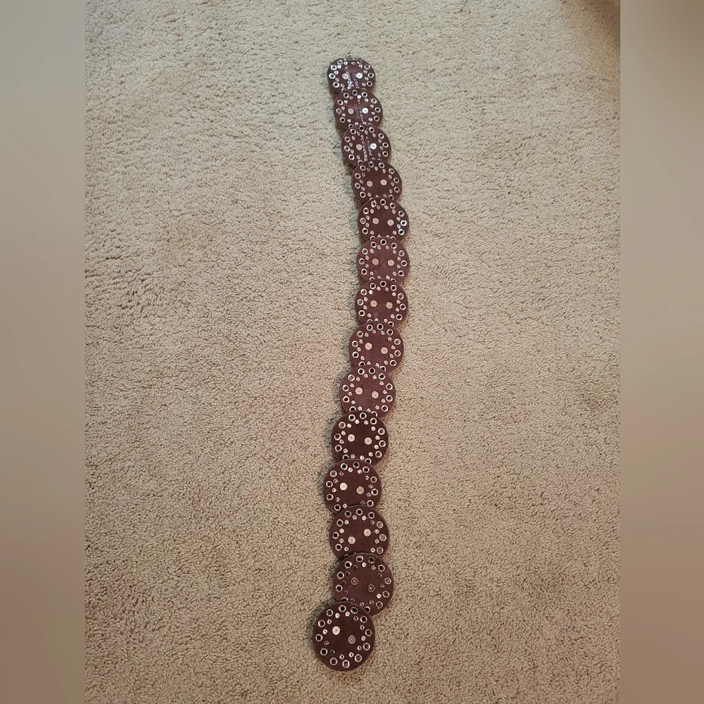 Nocona Jeweled Disc Shaped Belt S - Picture 3 of 5
